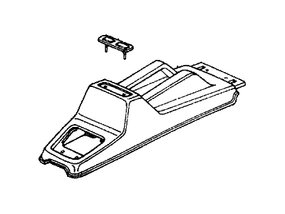1986 Honda Civic Consoles - 77702-SD9-961ZD