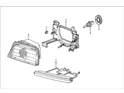 Honda 74881-SM4-A01ZB Cover, Trunk Opener *NH89L* (PALMY GRAY)