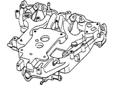 1985 Honda CRX Intake Manifold - 17100-PE0-674