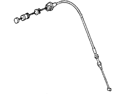 1986 Honda Civic Accelerator Cable - 17910-SB6-671