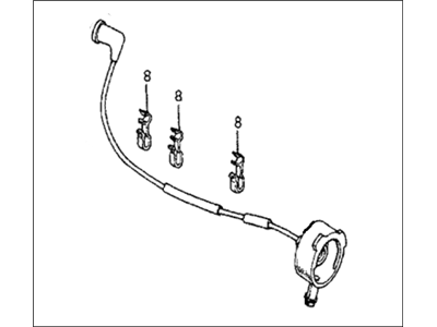 1984 Honda Civic Spark Plug Wire - 32723-PE0-666