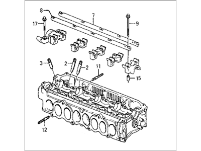 1984 Honda Civic Cylinder Head - 12100-PE0-305