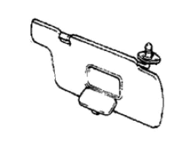 1987 Honda Civic Sun Visor - 88210-SD9-663ZA