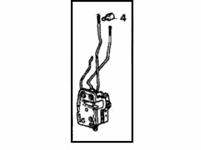 1986 Honda Civic Door Lock - 75450-SB6-661