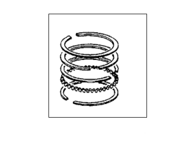 1984 Honda Civic Piston Rings - 13011-PE1-004