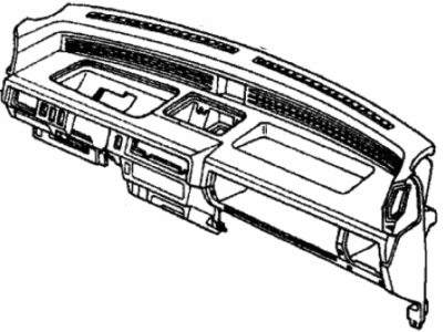 1987 Honda Civic Instrument Panel - 66821-SB6-665ZA