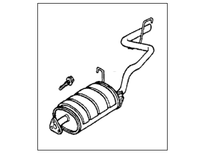 1985 Honda Civic Muffler - 18307-SD9-013