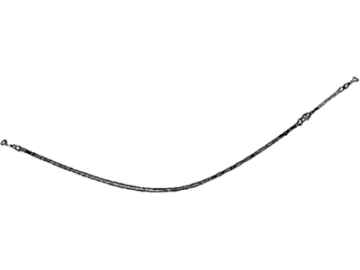 1987 Honda Civic Hood Cable - 63450-SB6-661