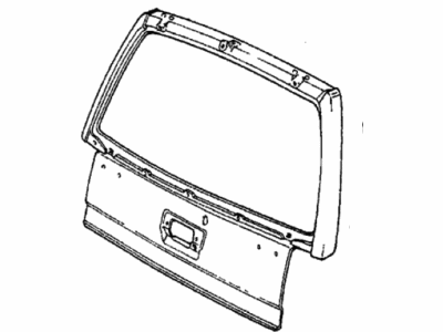 1985 Honda Civic Tailgates - 85210-SB6-664ZZ