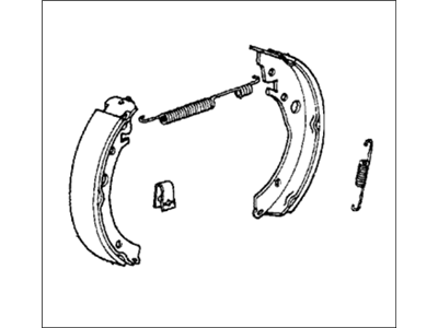 Honda Civic Brake Shoe Set - 43053-SB6-505