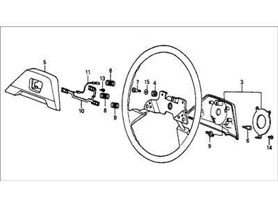 Honda 53110-SB3-956ZA