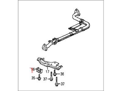 1987 Honda Civic Exhaust Pipe - 18220-SD9-681