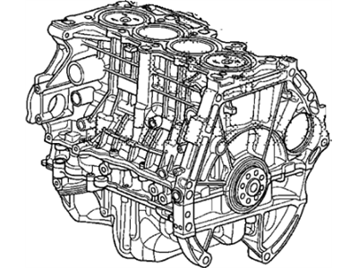 Honda 10002-RNA-A50 General Assy., Cylinder Block (DOT)