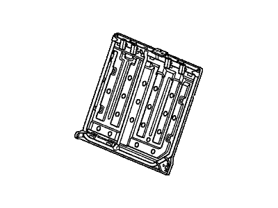 Honda 82526-SNA-K01 Frame, L. RR. Seat-Back