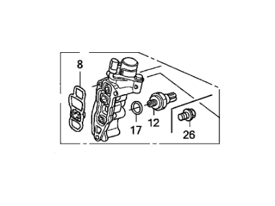 Honda 15810-RNA-A01 Valve Assembly, Spool