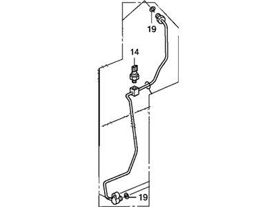 Honda 80341-SVB-A02 Pipe, Receiver