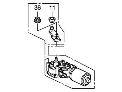 Honda 76505-SVA-A21 Motor