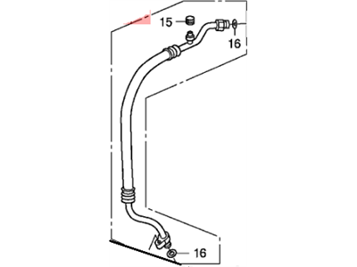 Honda 80311-SNE-A03 Hose, Suction