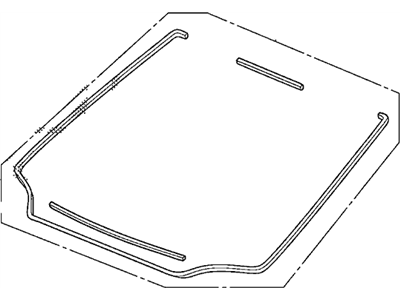 Honda 04731-SVA-A00 Rubber Set, FR. Windshield Dam