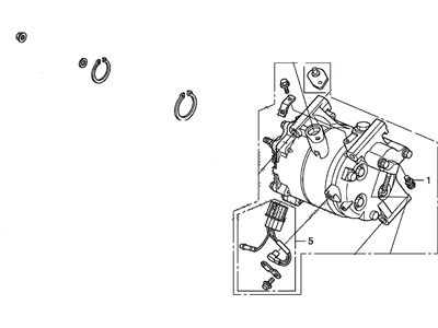 Honda 38810-RRB-A01 Compressor