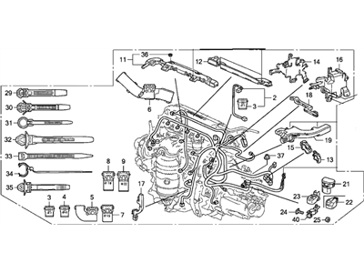 Honda 32110-RNA-A52 Wire Harness, Engine