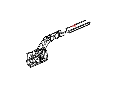 Honda 65667-SNE-A00ZZ Frame B, L. RR.