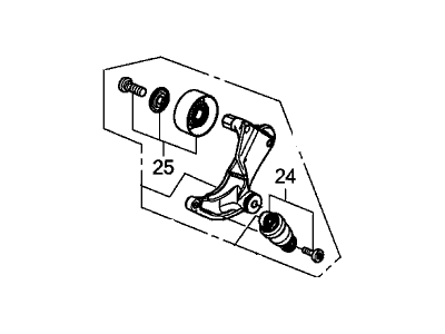 Honda 31170-RWK-025 Tensioner Assy., Auto