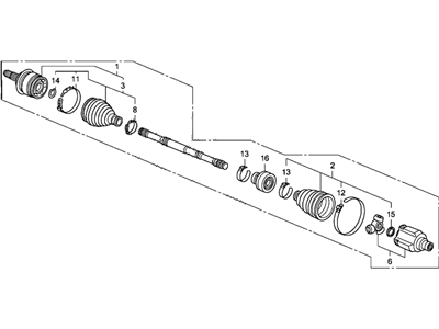 Honda 44305-SVB-A03