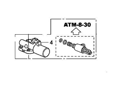 Honda 28020-RPC-305 Solenoid Set, Lock-Up