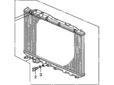 Honda 19010-RNB-C51 Radiator (Denso)