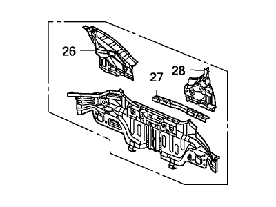 Honda 66100-SVA-A00ZZ Panel, RR.