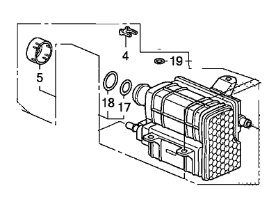 Honda 17011-SNA-A02 Canister Assembly