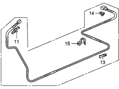 2011 Honda Civic Antenna Cable - 39160-SVA-A10