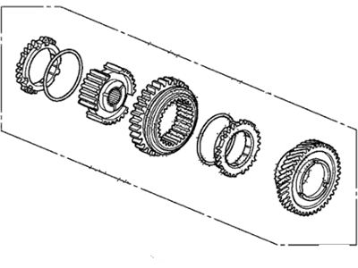 Honda 23432-RPF-315 Gear Set, Second