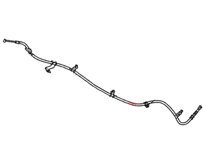 Honda 47560-SVA-A53 Wire B, Driver Side Parking Brake