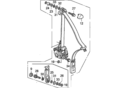 Honda 04818-SVA-A02ZE Outer St, Driver Side (Type B)