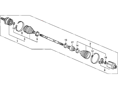 Honda 44305-SNE-A22