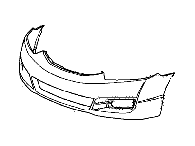 Honda 04711-SVA-A80ZZ Face, Front Bumper (Dot)