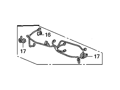 Honda 80650-SNA-A01 Sub-Harness, Air Conditioner