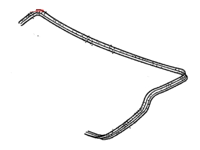 Honda 74865-SVA-A01 Weatherstrip, Trunk Lid