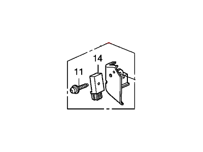 Honda 77930-SVA-B32 Sensor Assy., FR. Crash