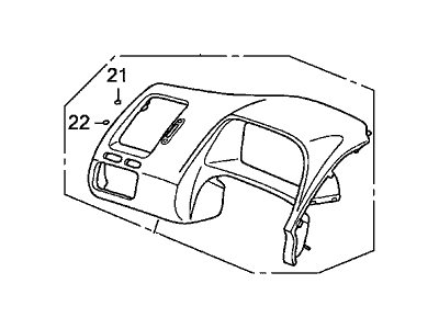 Honda 77222-SNA-A02ZA Panel *NH608L* (UH GUN METALLIC)