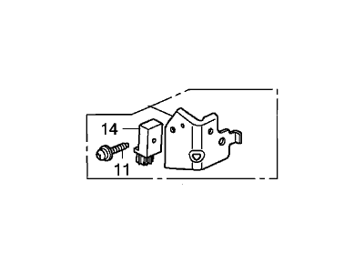 Honda 77930-SNA-B42 Sensor Assy., FR. Crash (Trw)