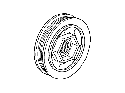 Honda 13810-RNA-A02 Pulley, Crankshaft