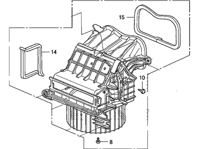 Honda 79305-SNE-A01 Blower Sub-Assy.