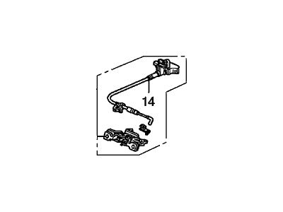 Honda 82220-SVA-013 Lock Assy., R. RR. Seat