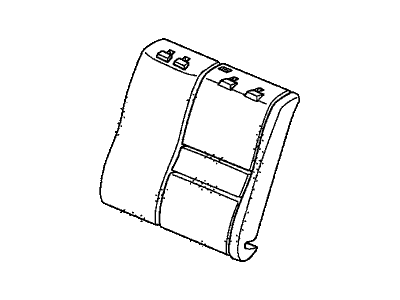 Honda 82522-SVA-A21 Pad, L. RR. Seat-Back