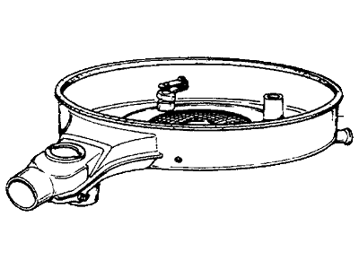 Honda 17240-634-674 Housing, Air Cleaner