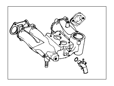 1975 Honda Civic Intake Manifold - 17100-634-671