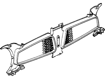 1977 Honda Civic Grille - 62301-634-662